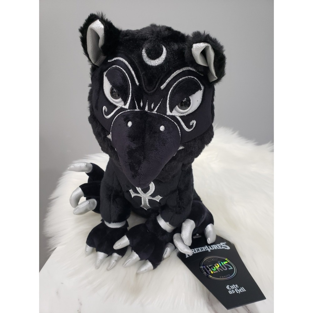 Killstar KREEPTURES 11" Horus Super Rare Black Gothic Halloween Toy Plush #0037